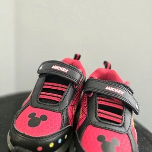 Kids' Black & Red Light-Up Sneakers